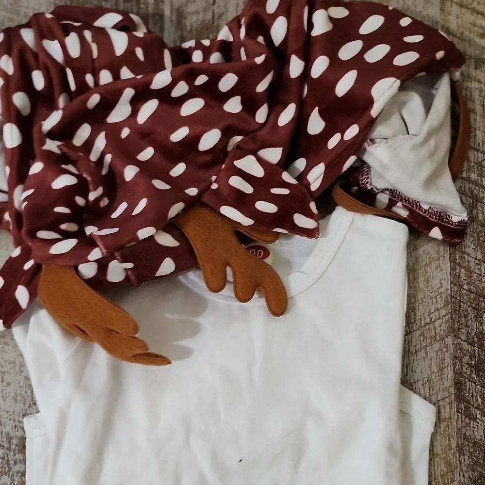 White and Brown Halloween Animal Costumes